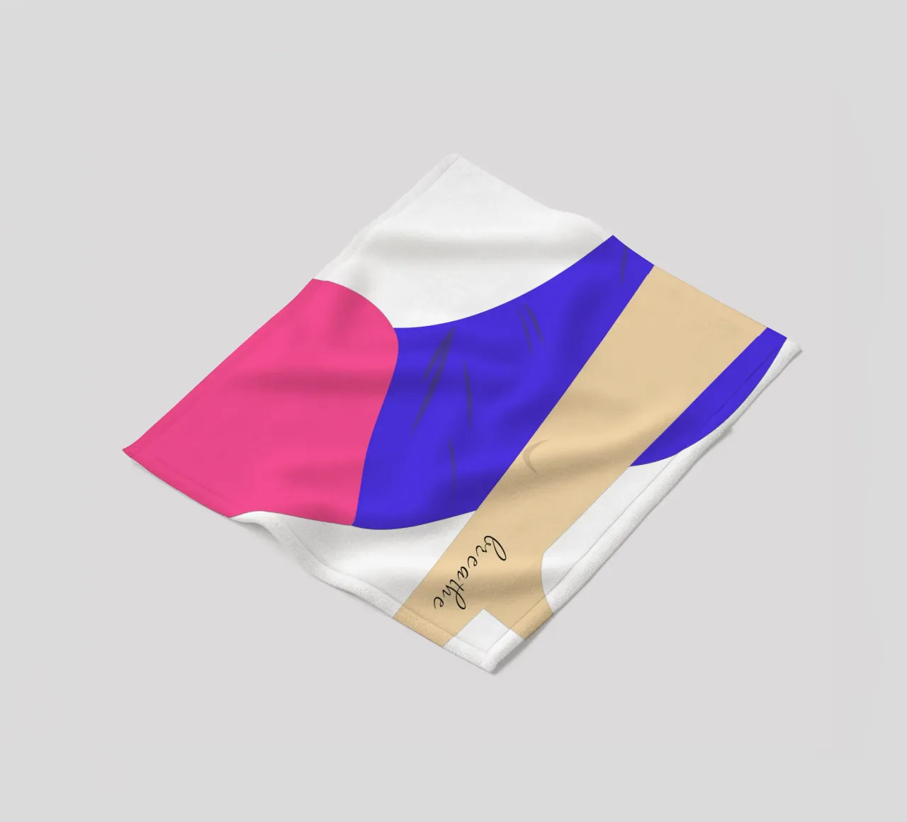 breathe. coperta in pile da FRICKE DESIGN