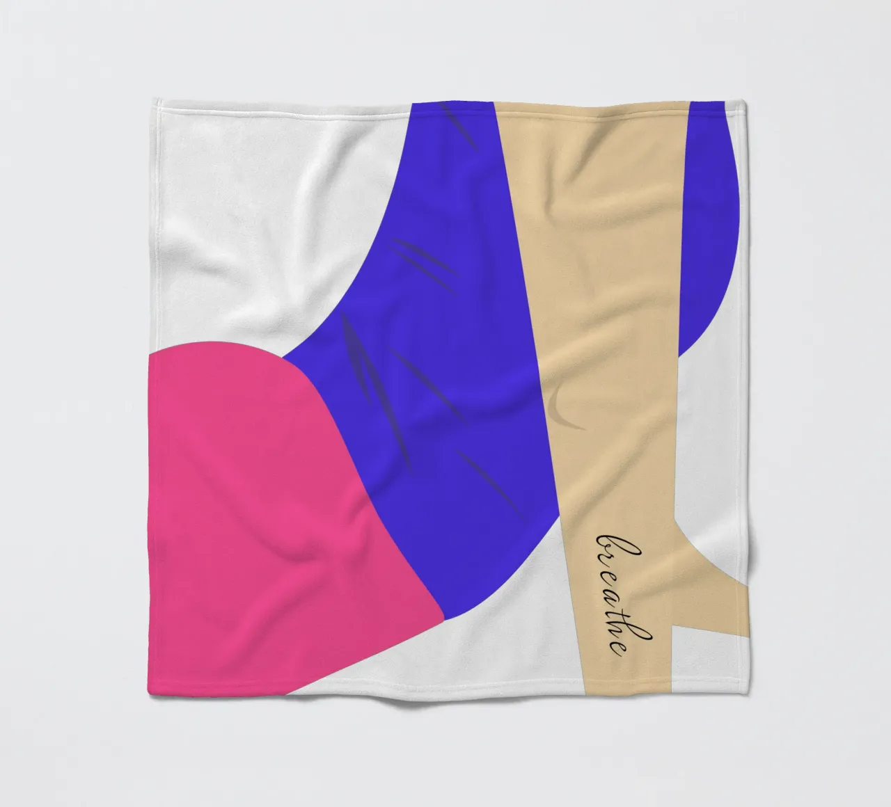 breathe. coperta in pile da FRICKE DESIGN