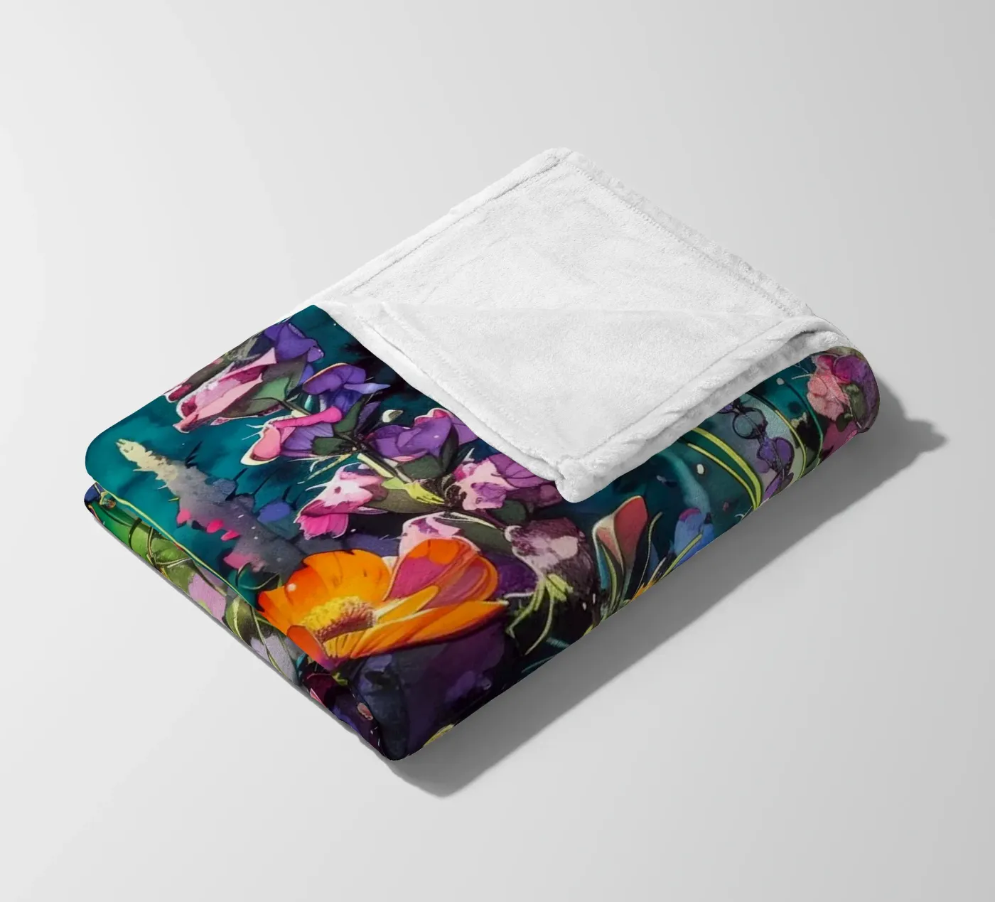 Weide fleecedeken van Lionmixart