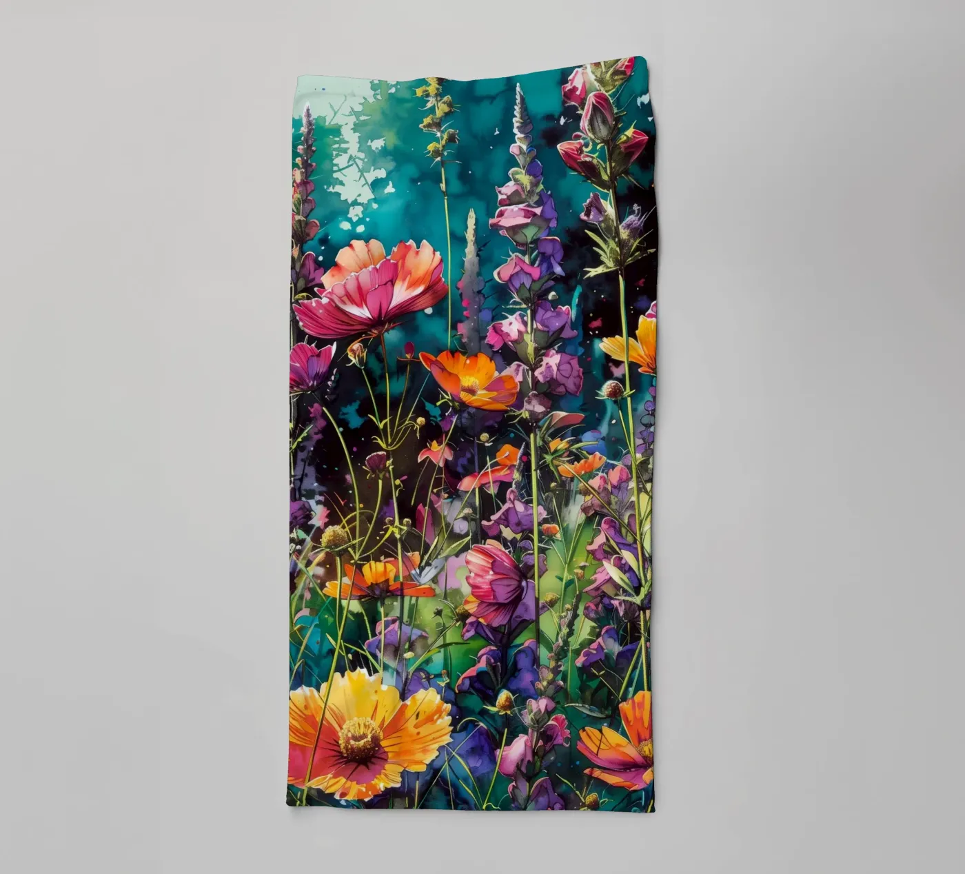 Weide badhanddoek van Lionmixart