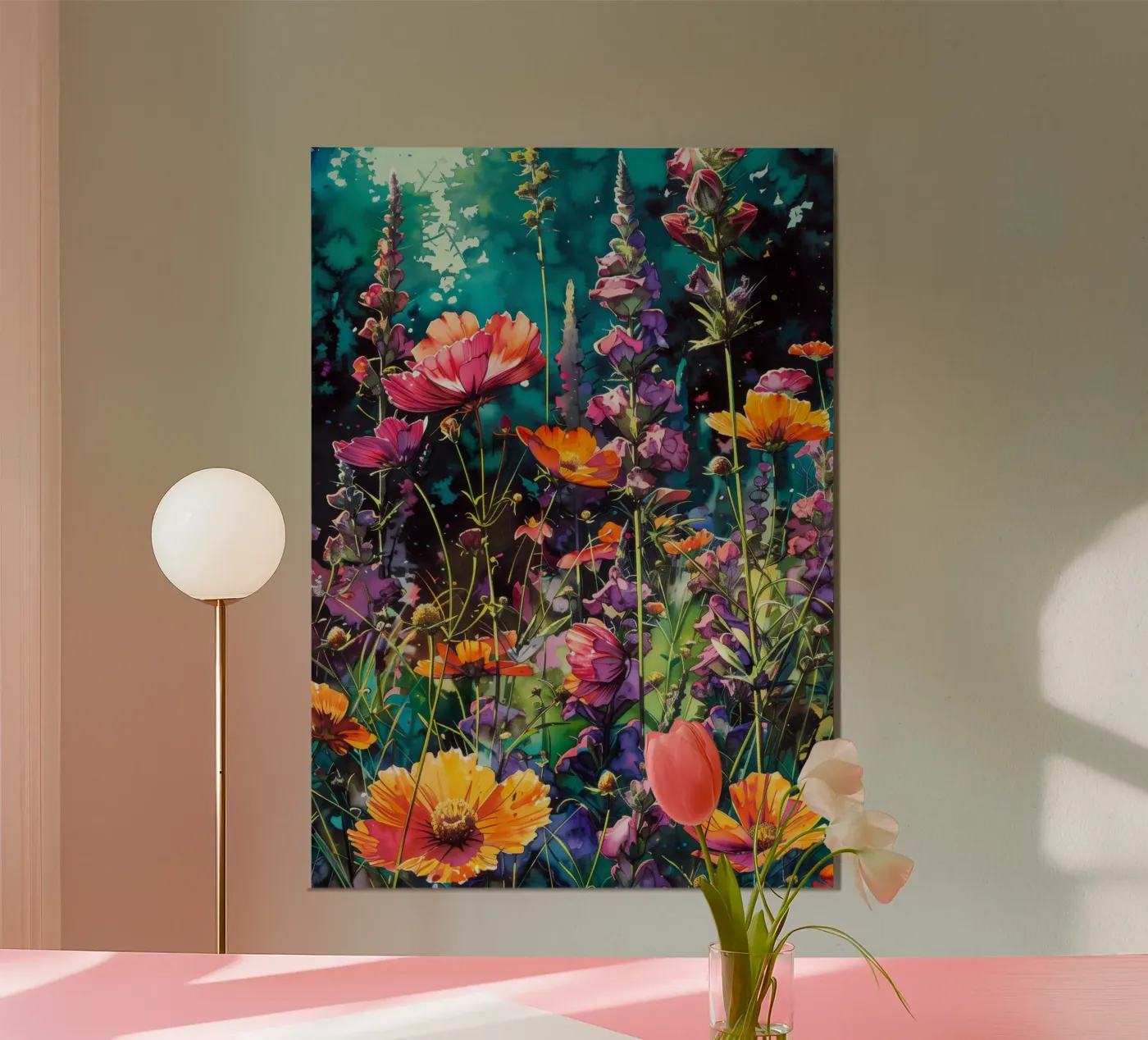 Meadow poster van Lionmixart
