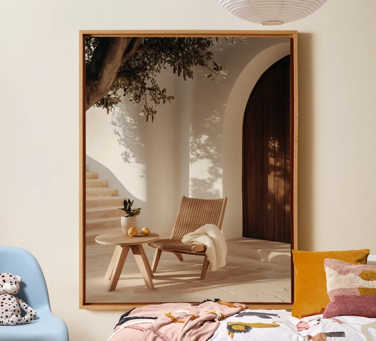 La Dolce Vita tela con Cornice a cassetta da PhotoVibe Decor