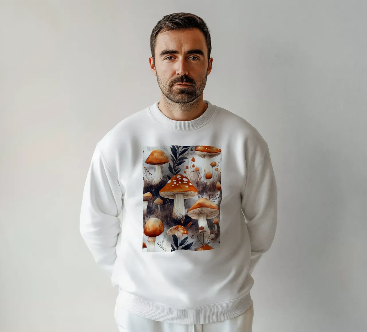 Funghi felpa da Lionmixart
