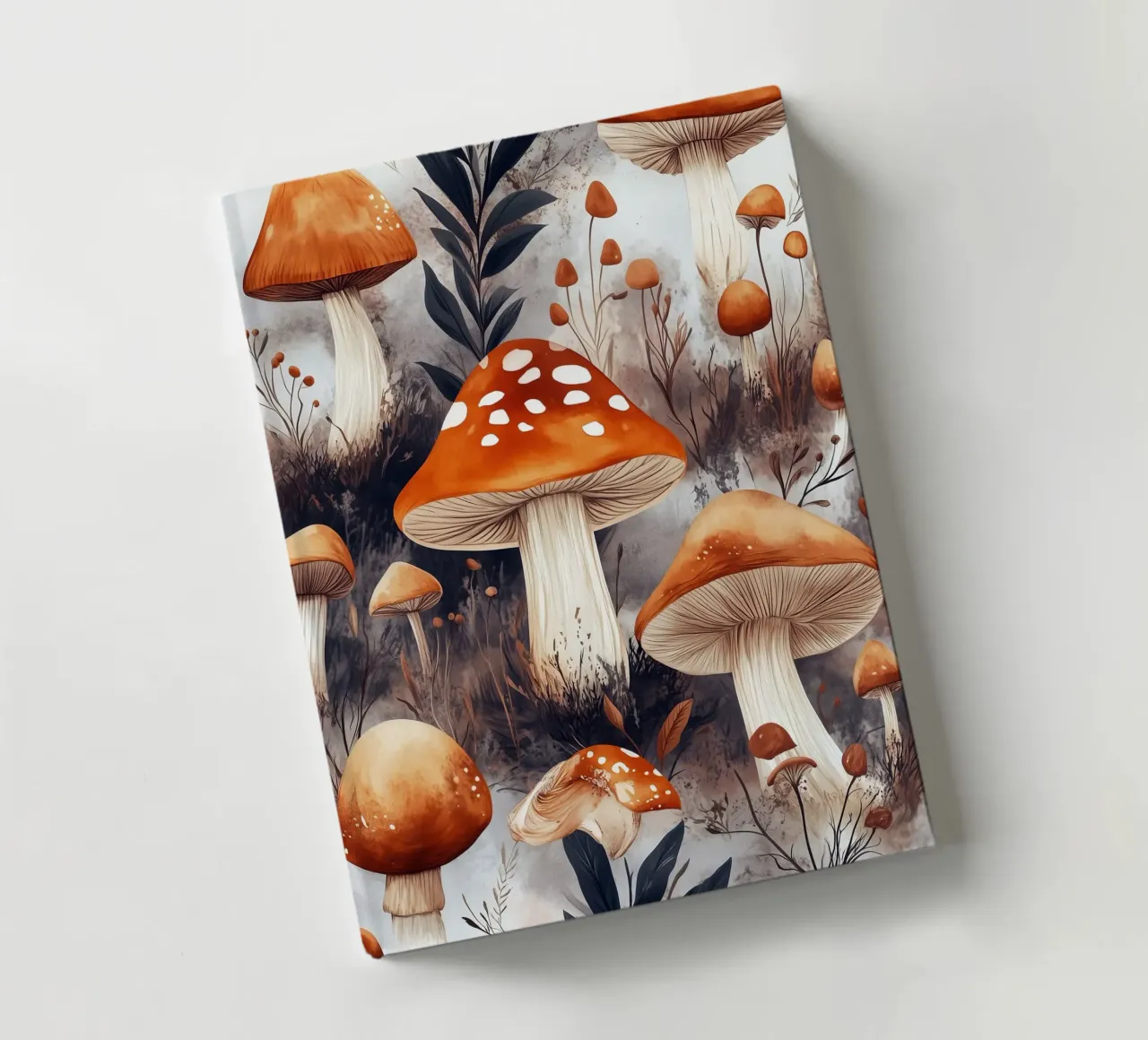 Mushrooms notebook by Lionmixart