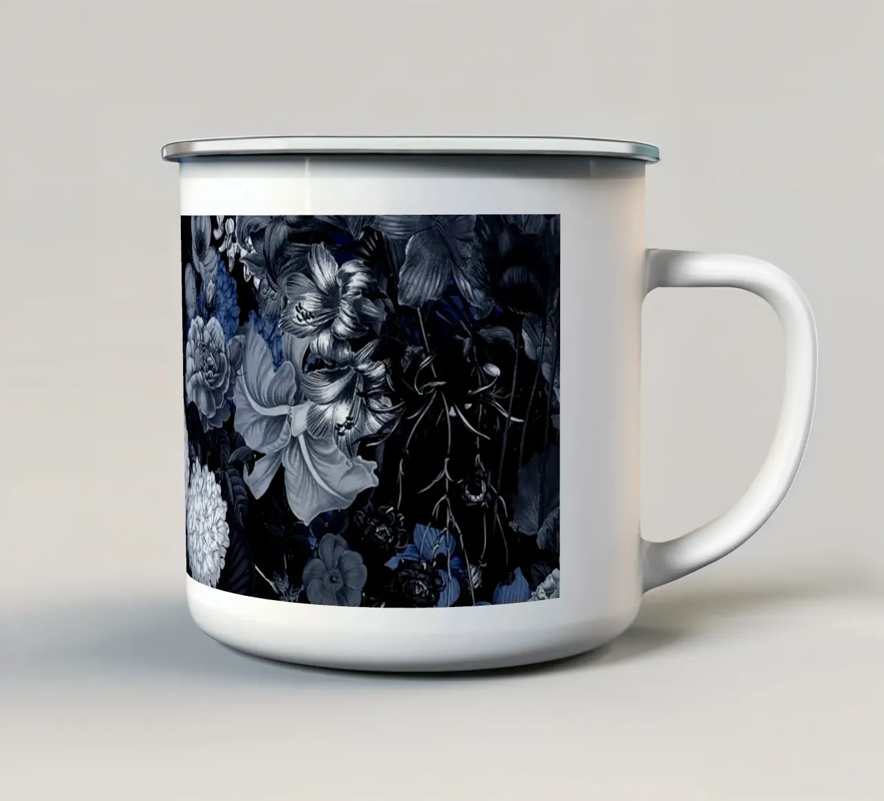 EXOTIC GARDEN - NIGHT VII tazza in smalto da burcukorkmazyurek