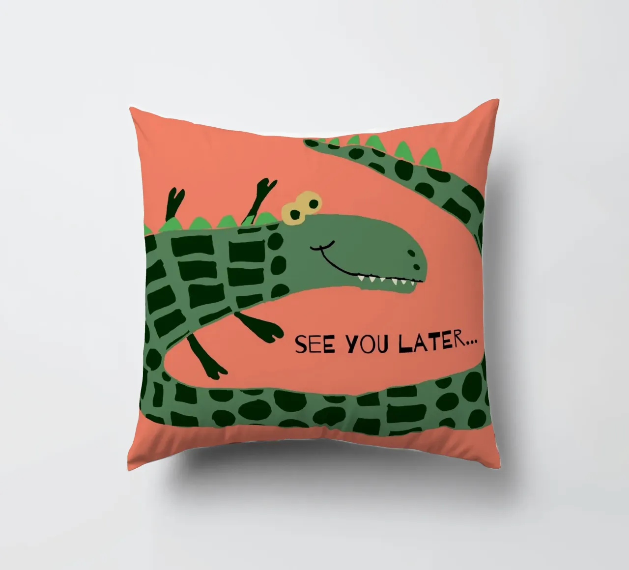 Simple Crocodile cuscino da maramirage