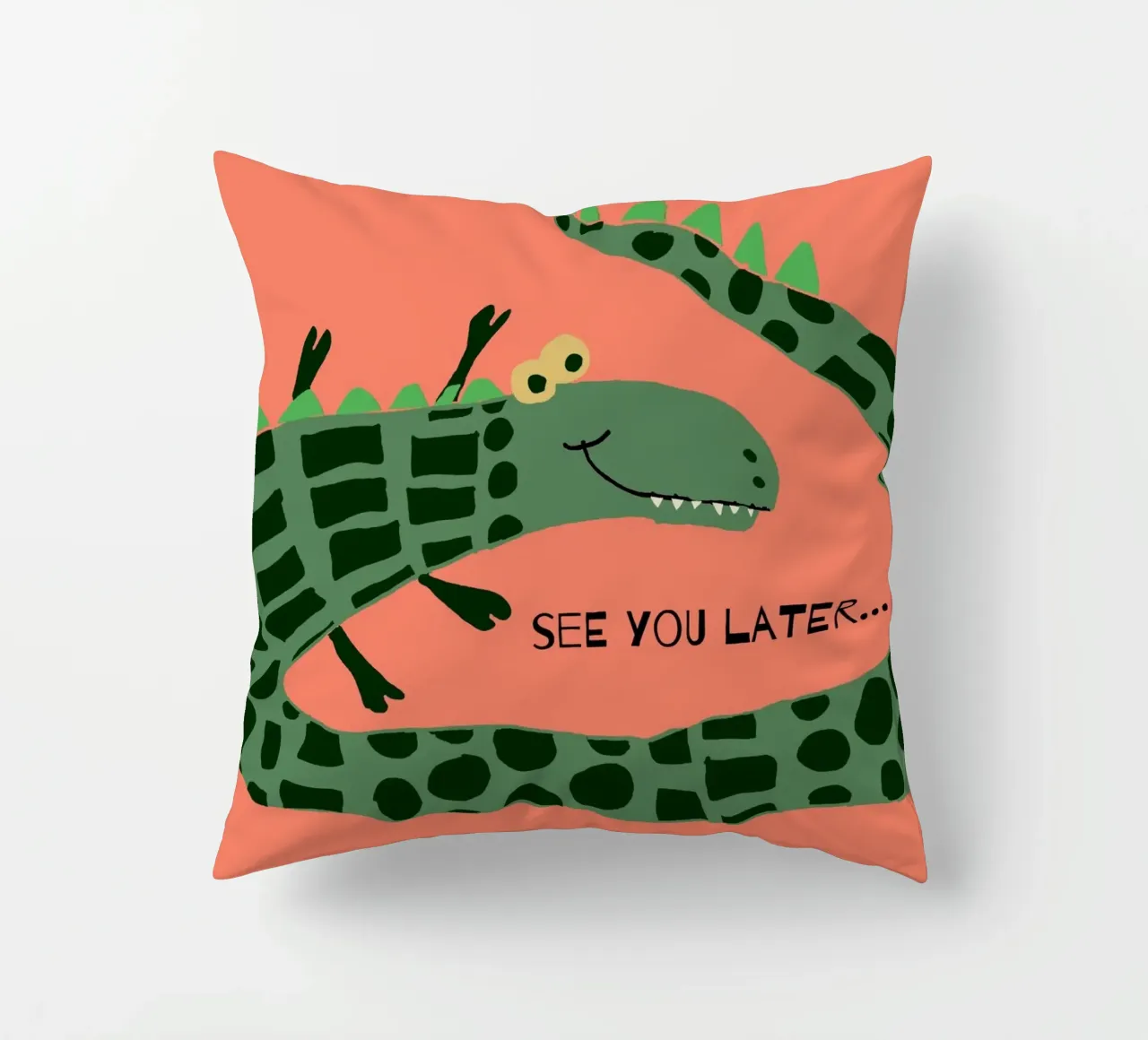 Simple Crocodile cuscino da maramirage