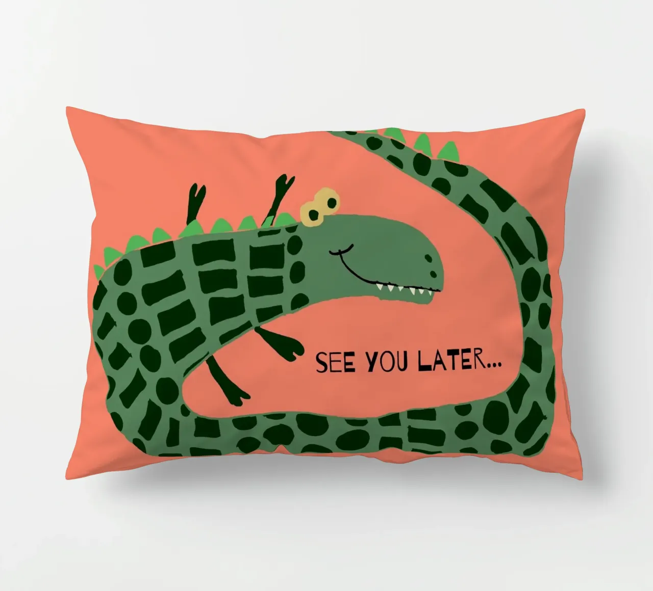 Simple Crocodile cuscino da maramirage