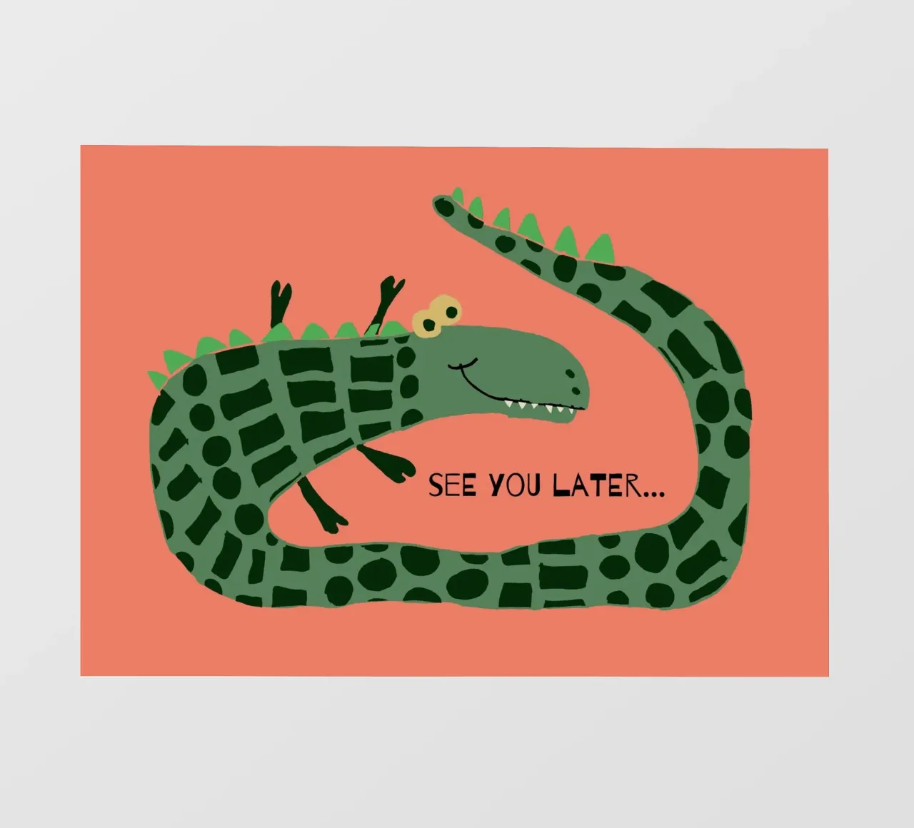 Simple Crocodile telo in pvc da maramirage