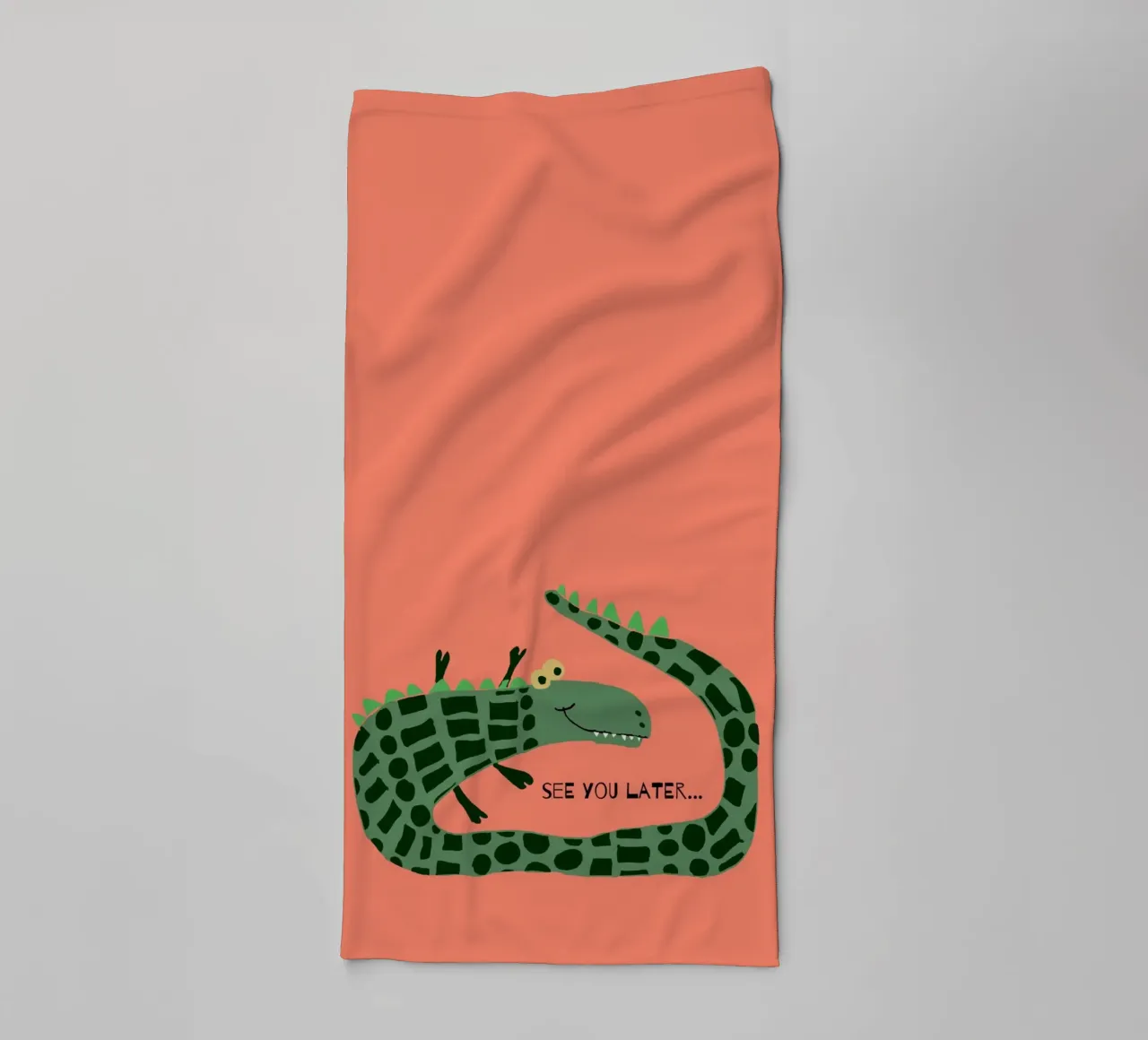 Simple Crocodile asciugamano da bagno da maramirage