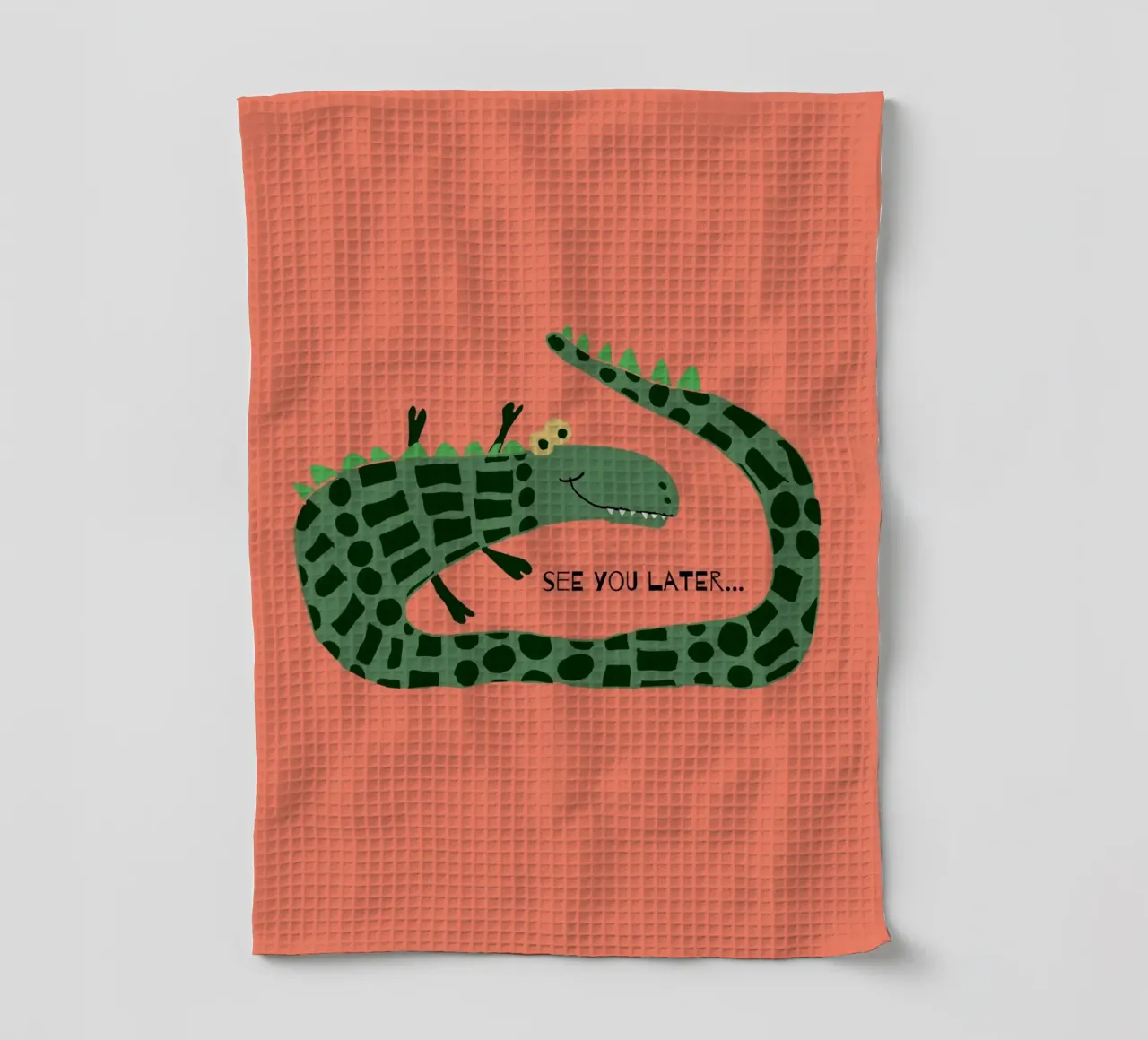 Simple Crocodile canovaccio da cucina da maramirage