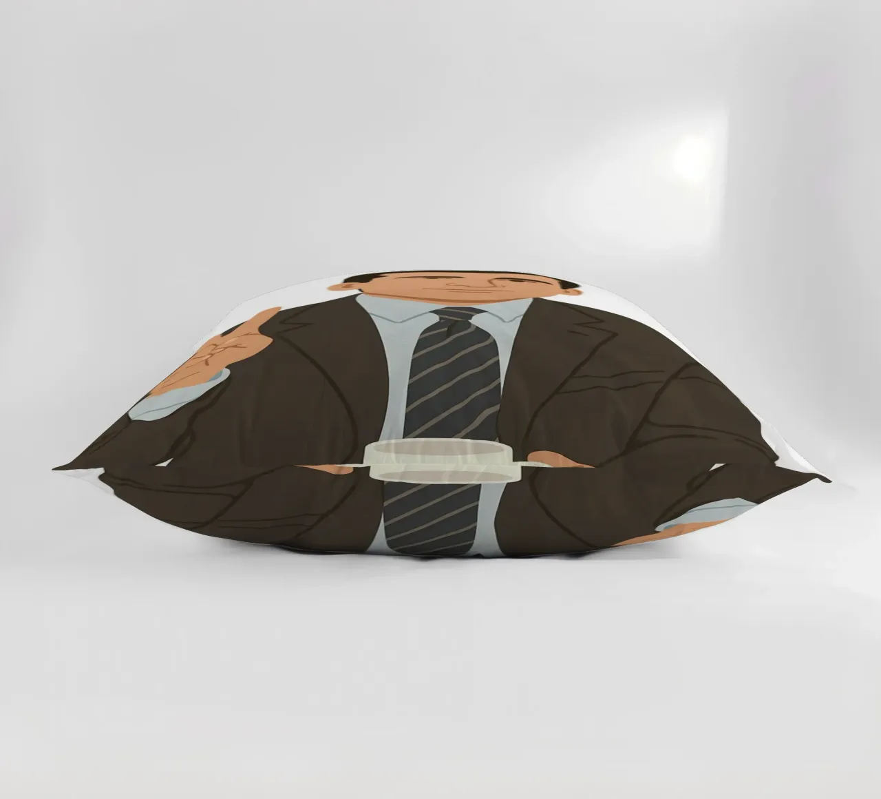 Michael Scott The Office Minimalist cuscino da MoviesArt