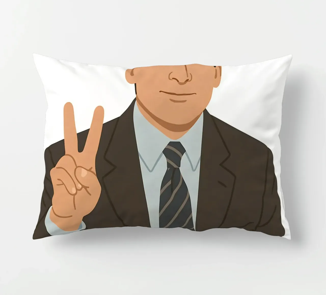 Michael Scott The Office Minimalist cuscino da MoviesArt