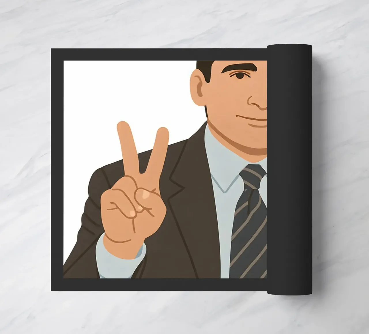 Michael Scott The Office Minimalist zerbino da MoviesArt