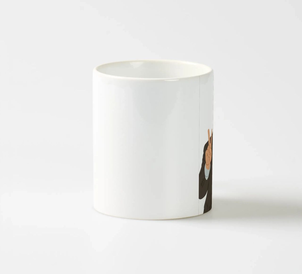 Michael Scott The Office Minimalist keramische mok van MoviesArt