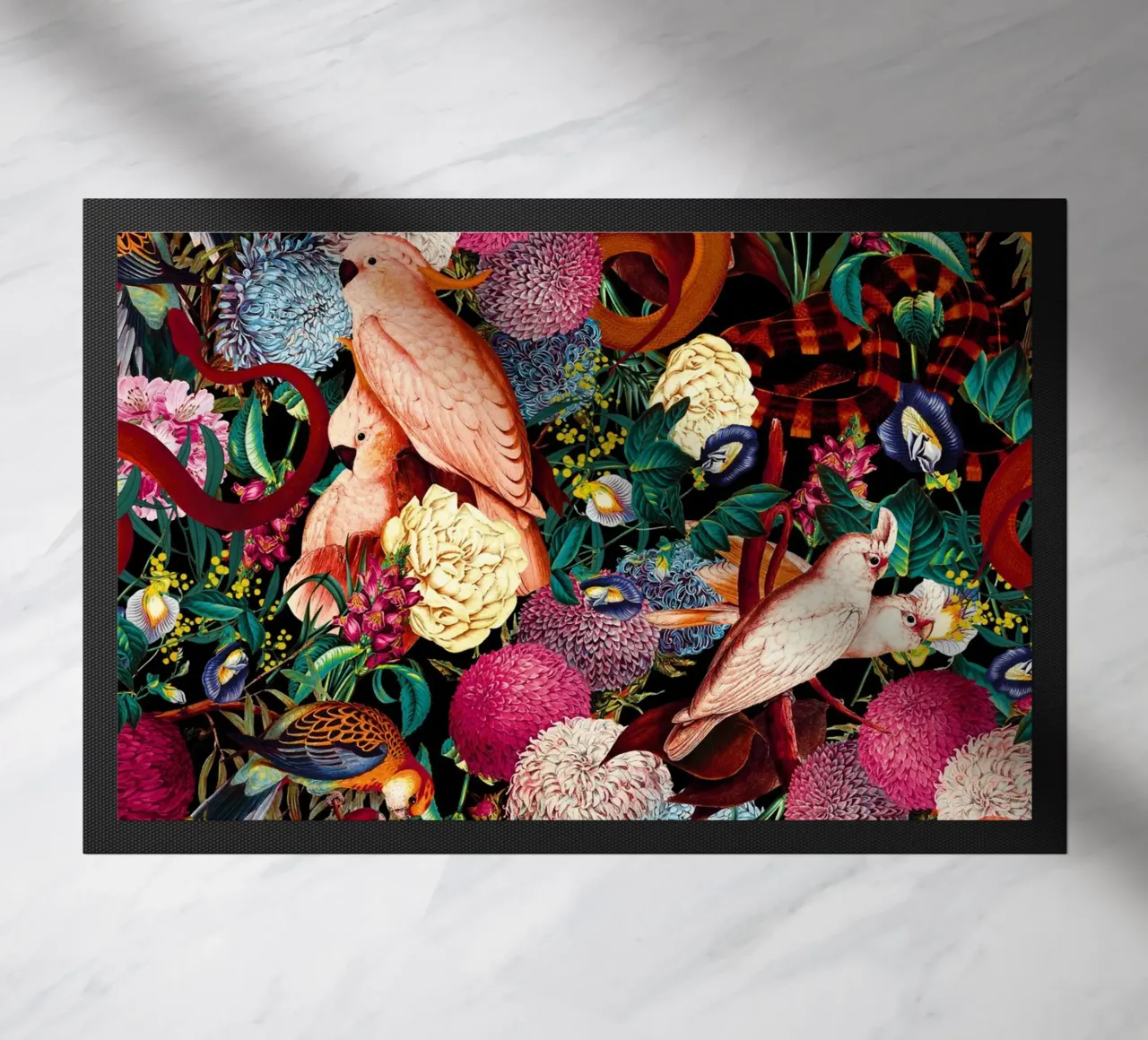 Floral and Animals Pattern II zerbino da burcukorkmazyurek