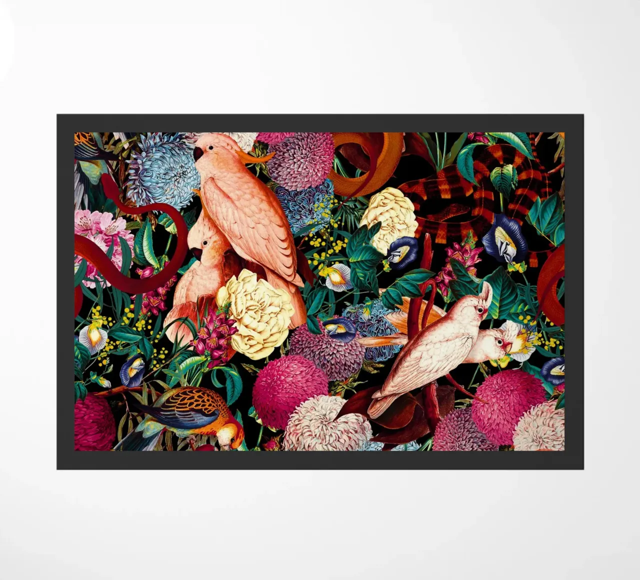 Floral and Animals Pattern II zerbino da burcukorkmazyurek