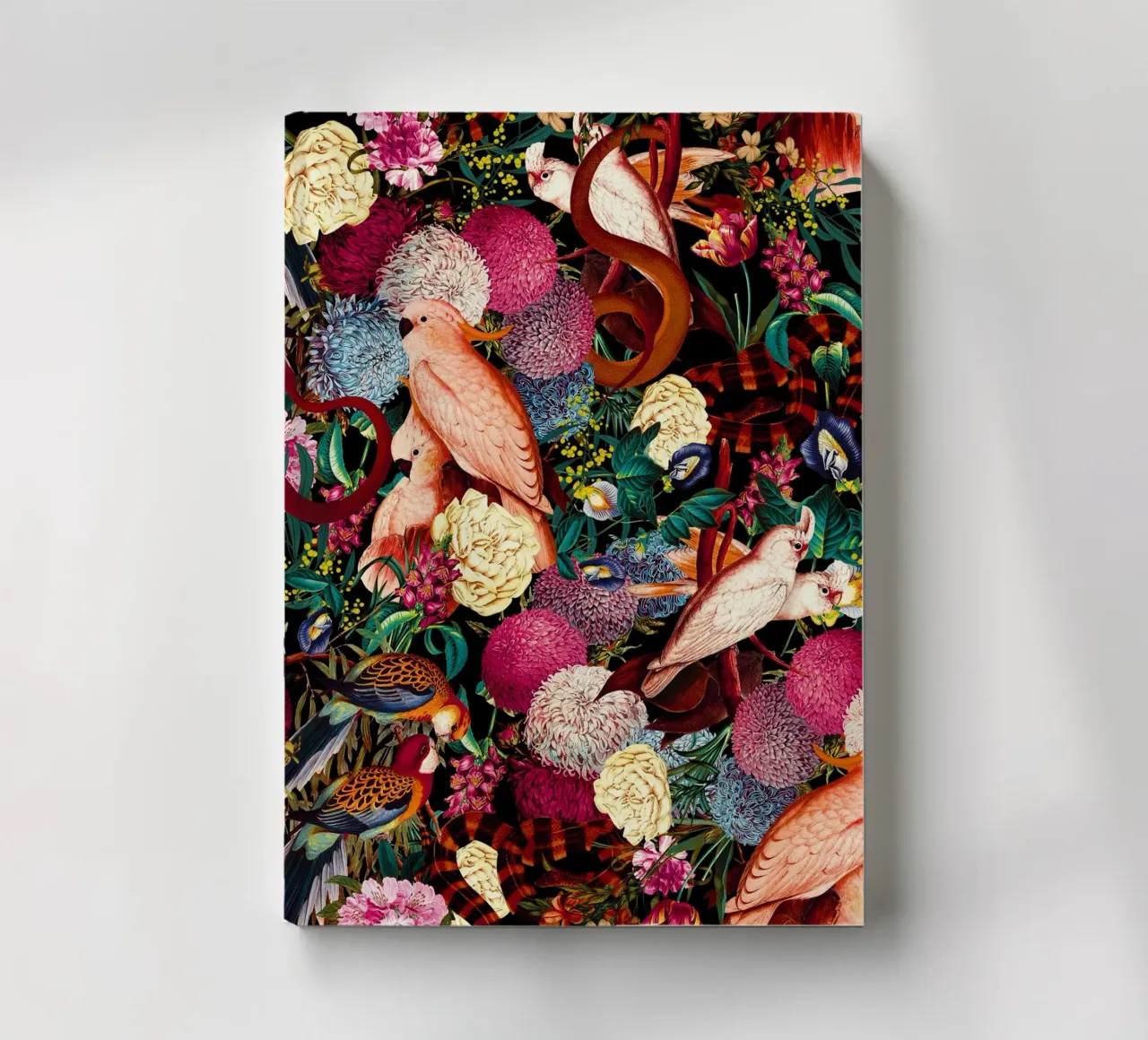Floral and Animals Pattern II notebook by burcukorkmazyurek