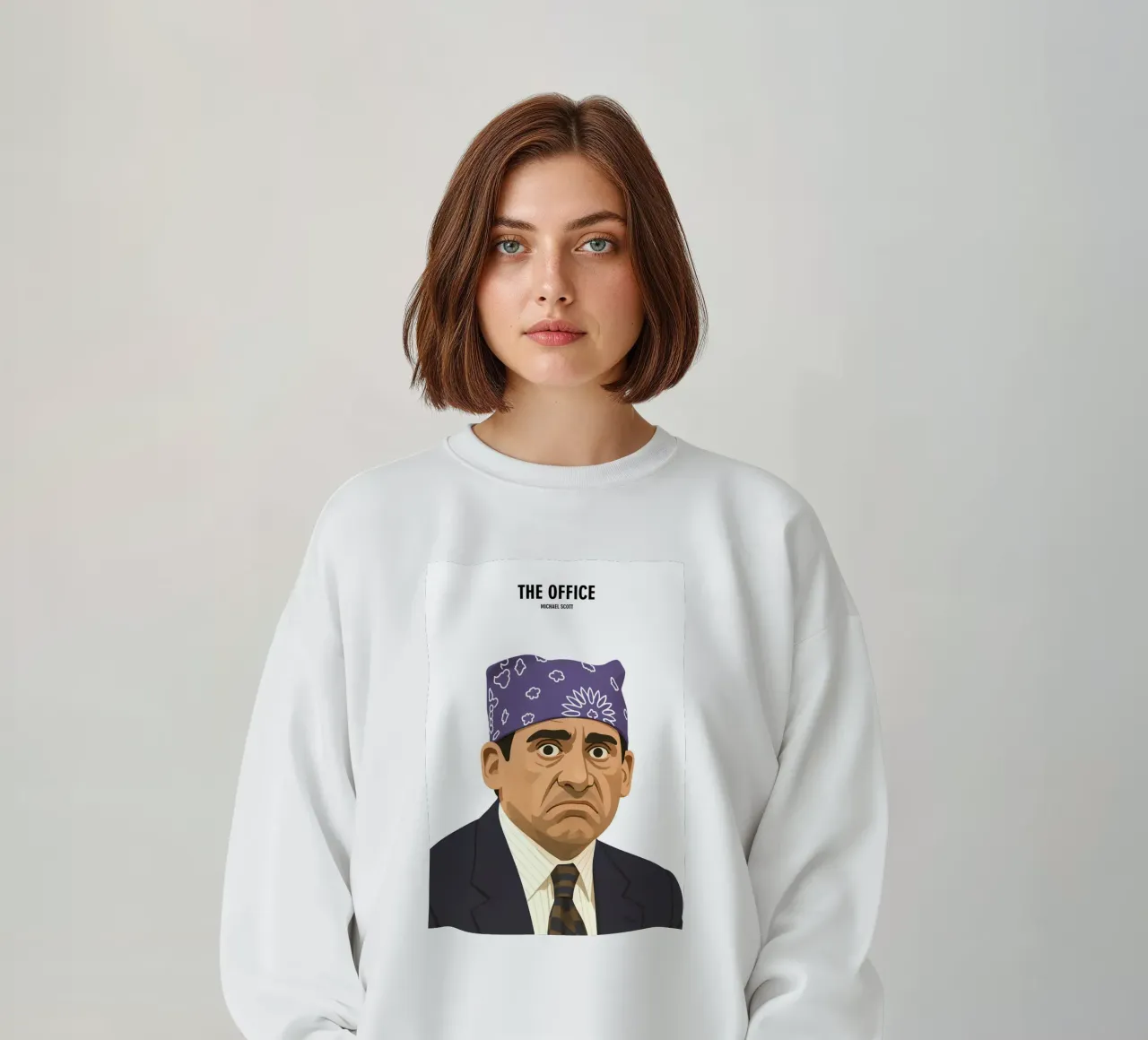 Michael Scott Minimalist sweatshirt by MoviesArt