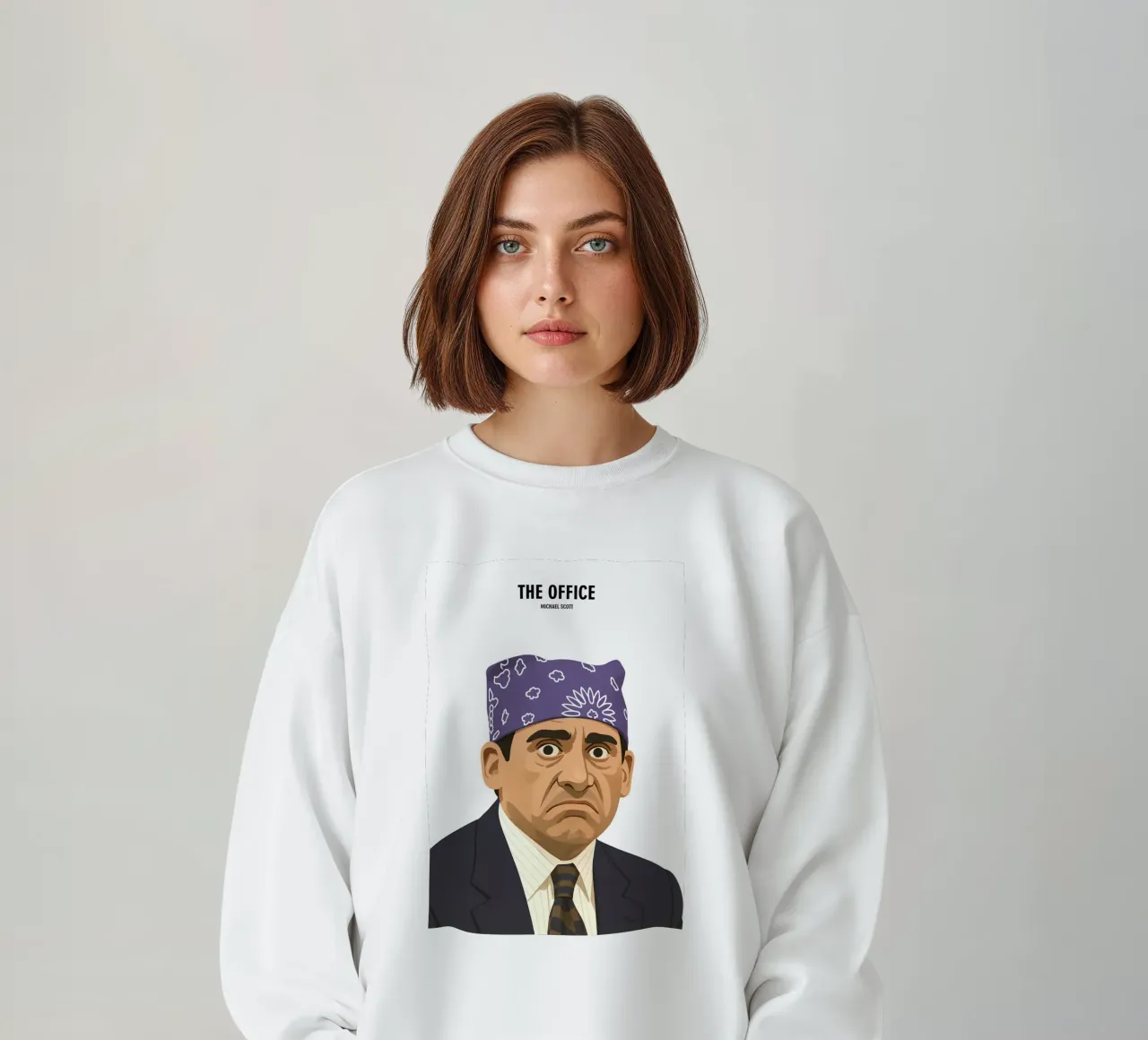 Michael Scott Minimalist felpa da MoviesArt