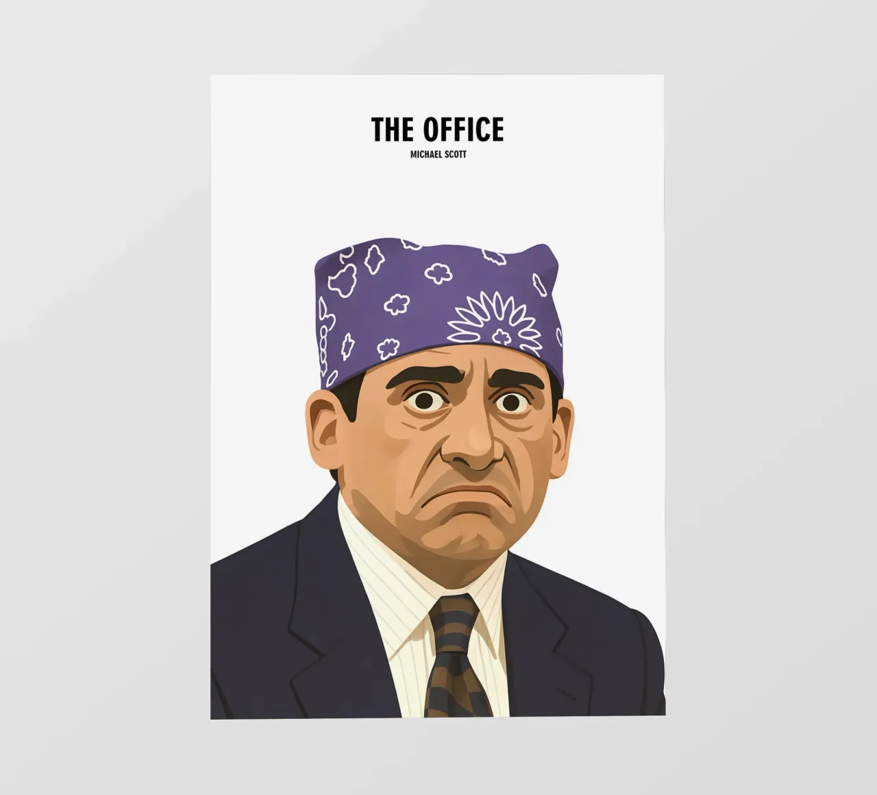 Michael Scott Minimalist pellicola backlit da MoviesArt