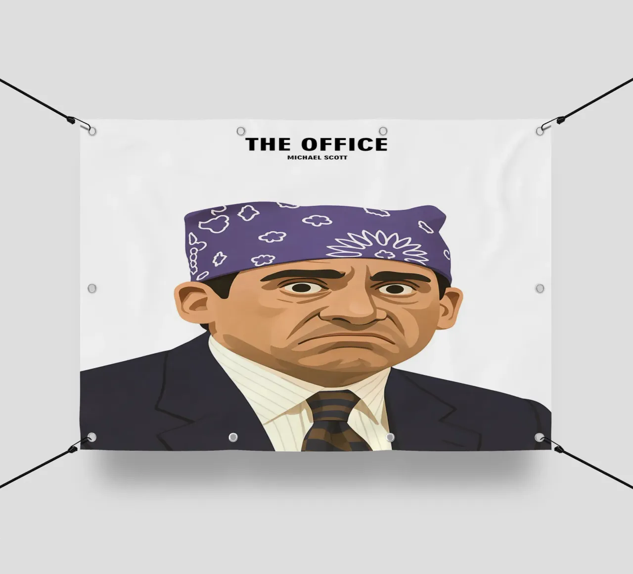 Michael Scott Minimalist telo in pvc da MoviesArt