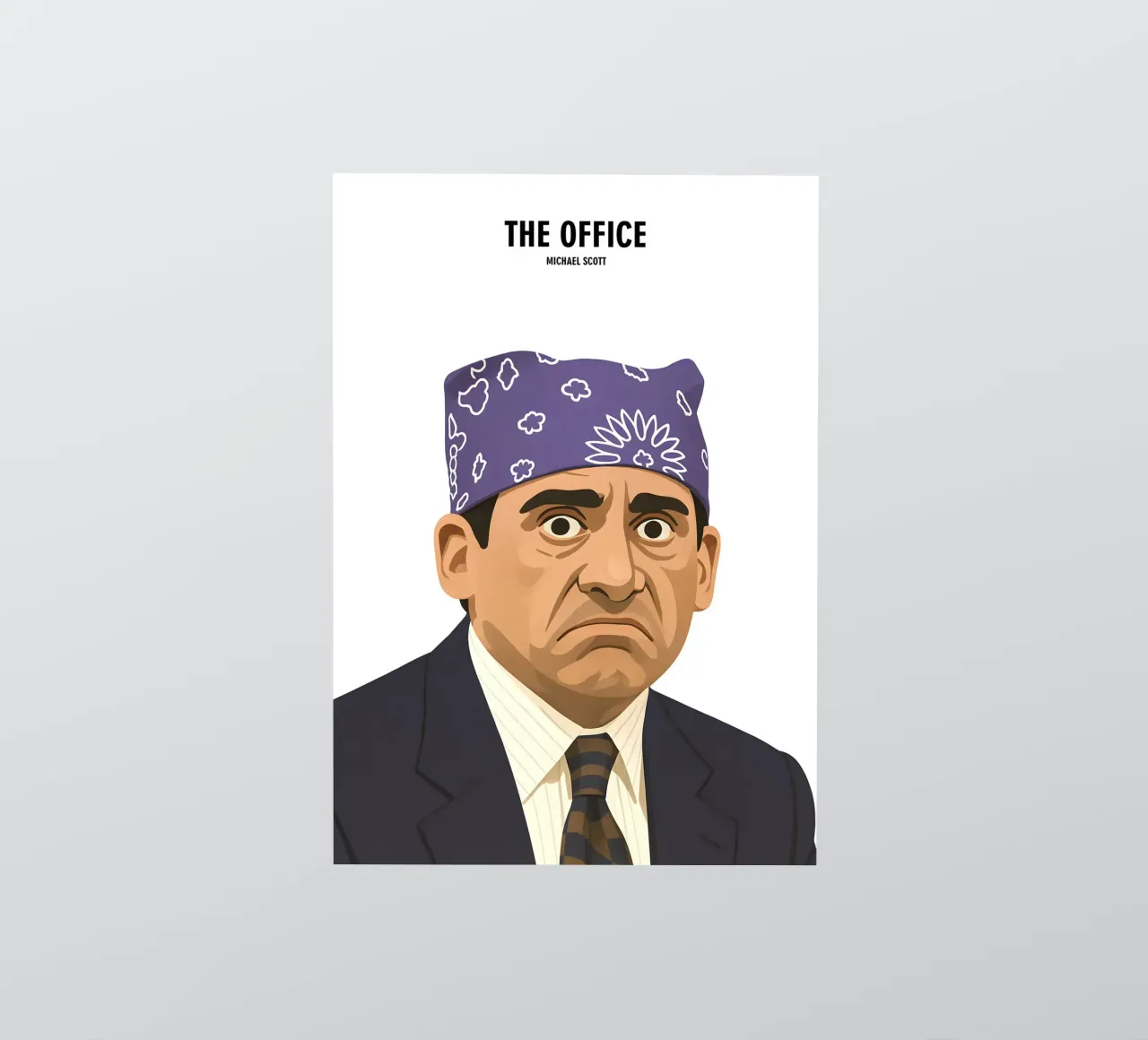 Michael Scott Minimalist sticker by MoviesArt
