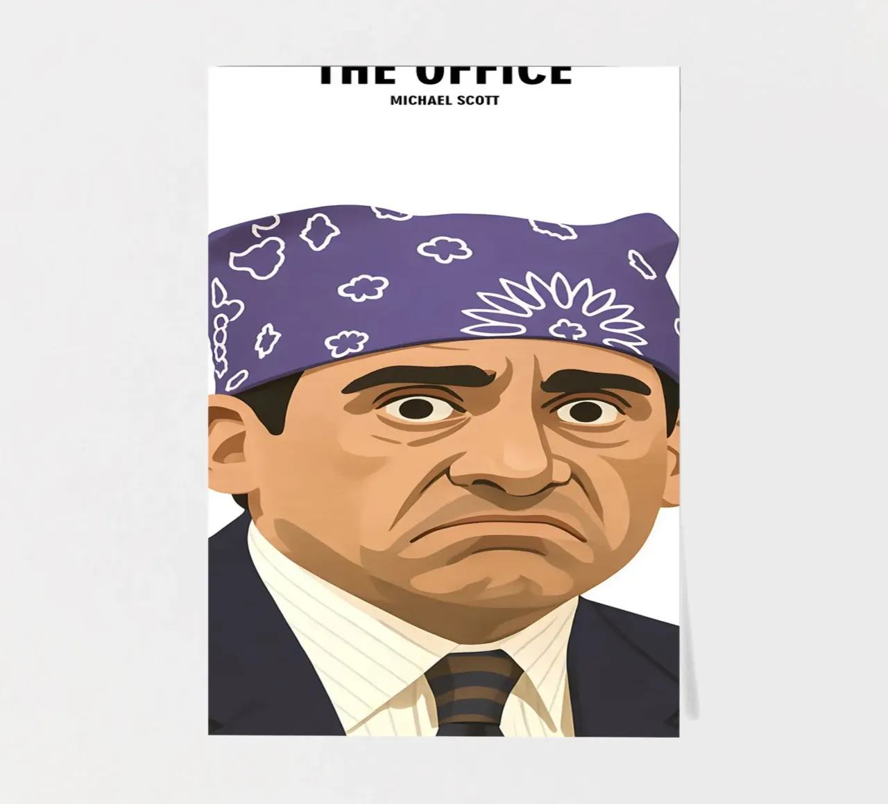 Michael Scott Minimalist sticker sheet by MoviesArt