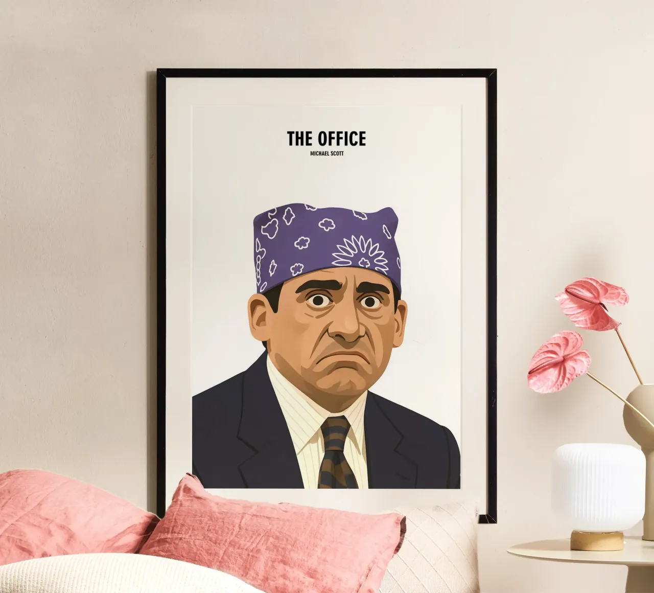 Michael Scott Minimalist poster da MoviesArt
