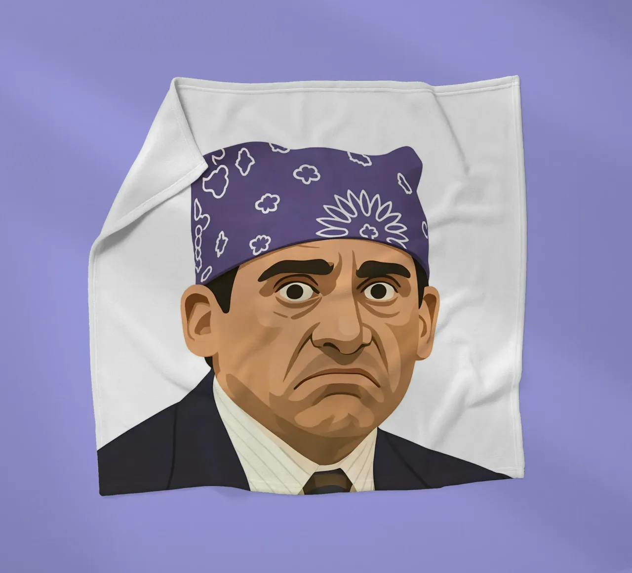 Michael Scott Minimalist coperta in pile da MoviesArt