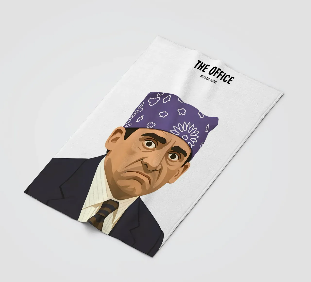 Michael Scott Minimalist coperta in pile da MoviesArt