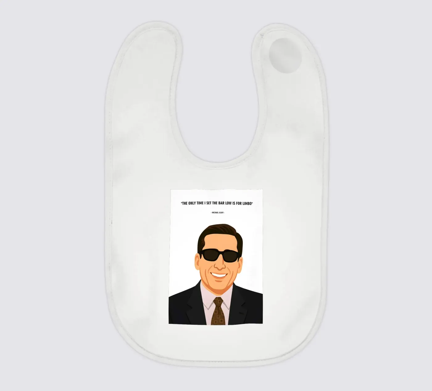 Michael Scott quotes bavaglino da MoviesArt