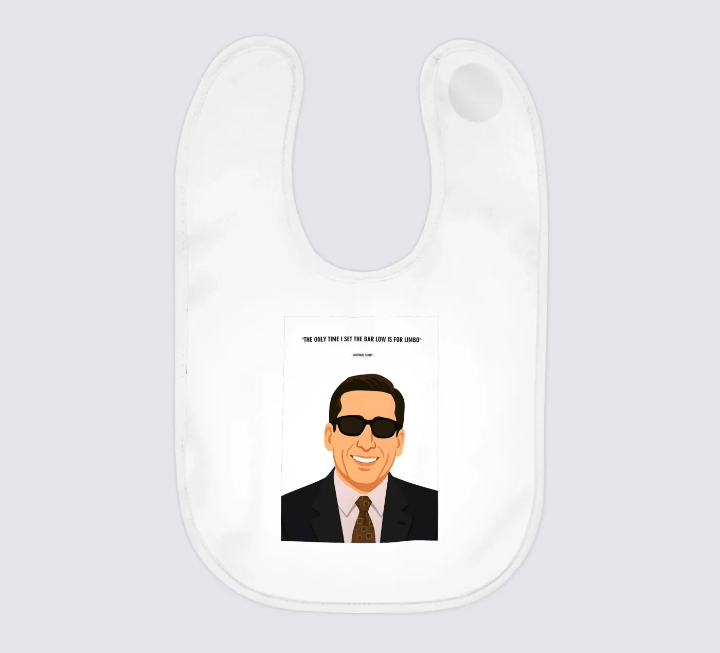 Michael Scott quotes bavaglino da MoviesArt