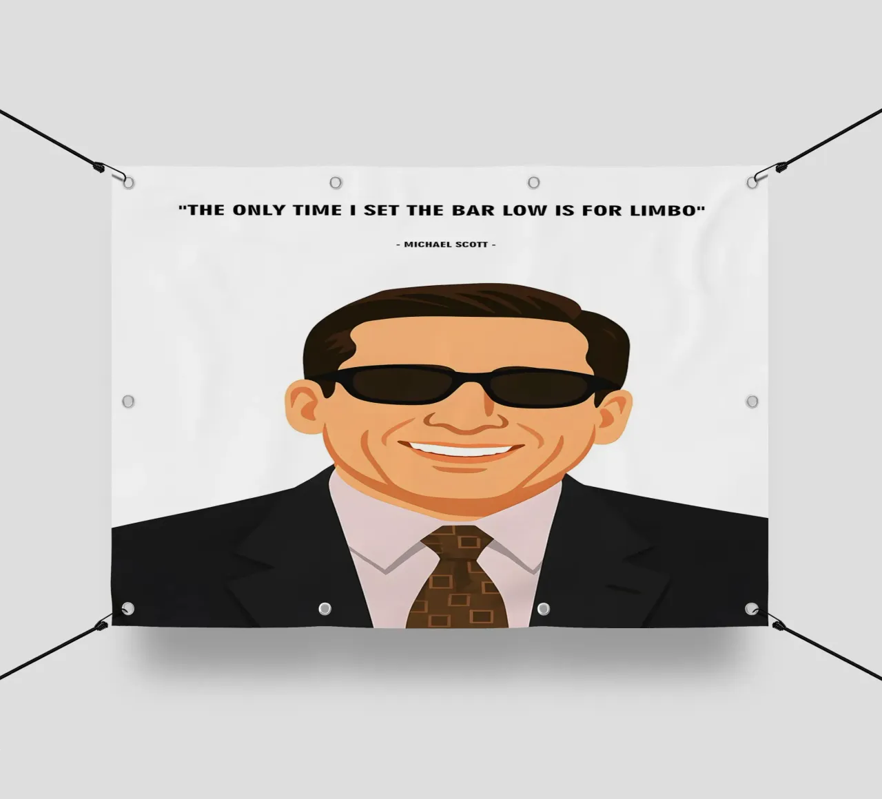 Michael Scott quotes telo in pvc da MoviesArt