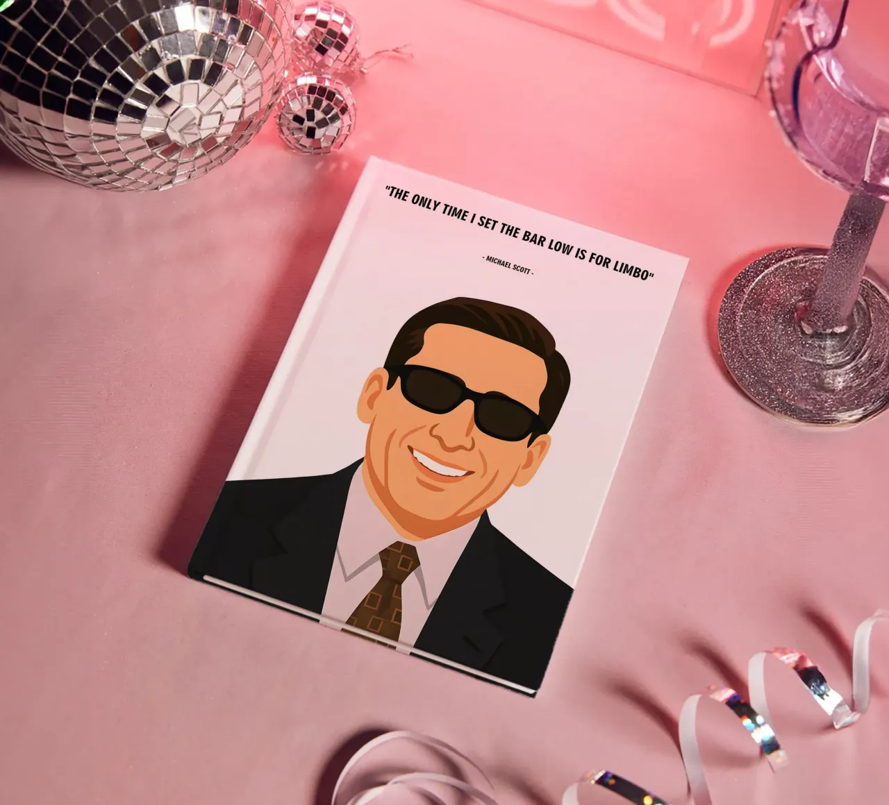 Michael Scott quotes notebook by MoviesArt