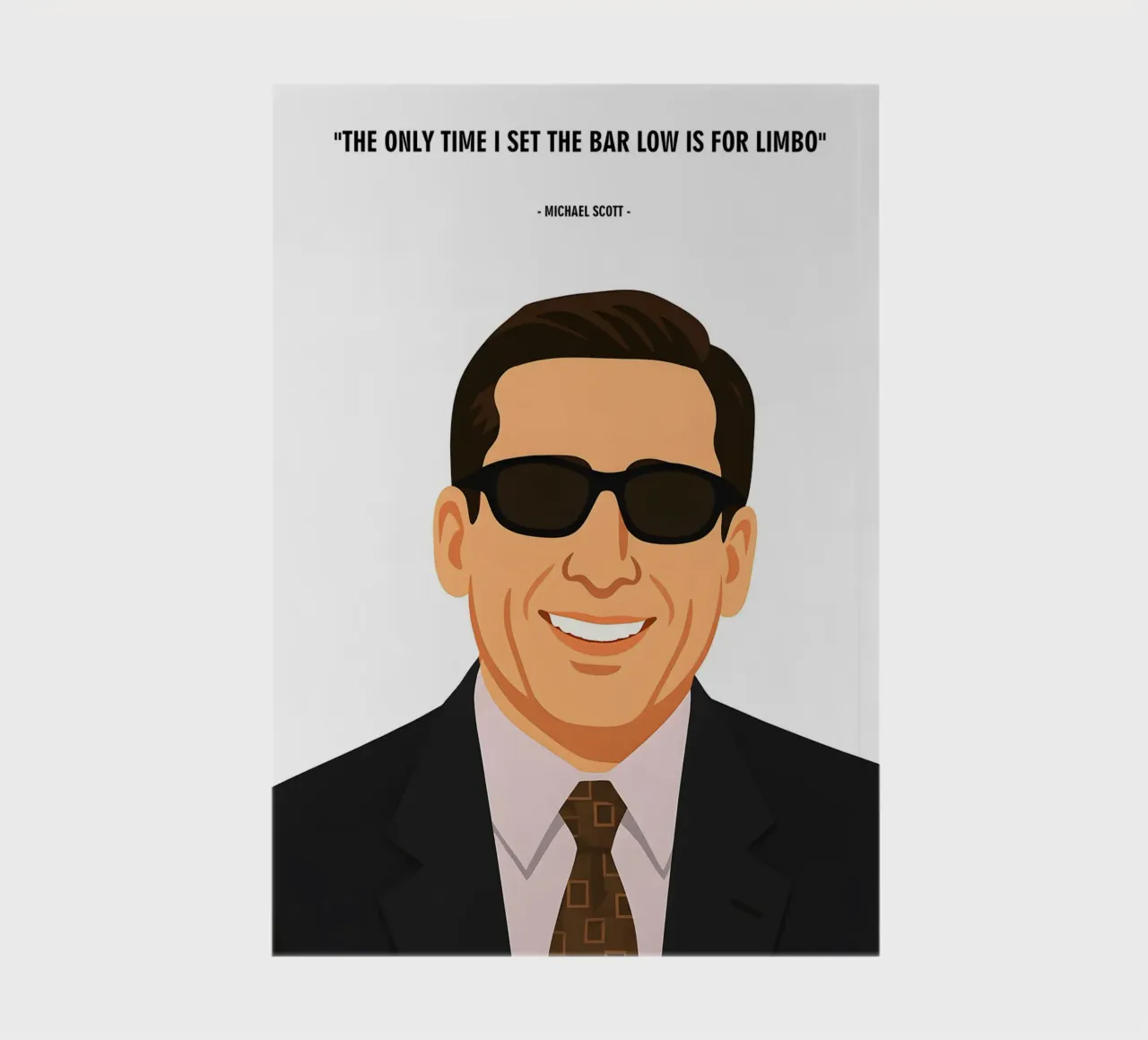 Michael Scott quotes notebook by MoviesArt