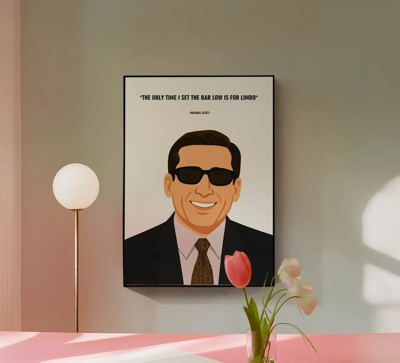 Michael Scott quotes plexiglass da MoviesArt