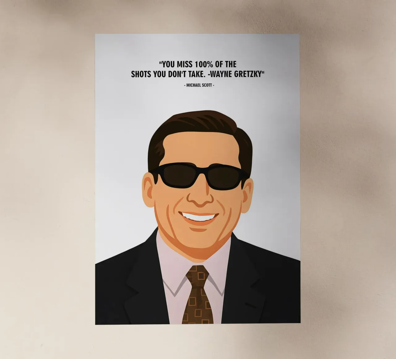 Michael Scott  quotes pellicola backlit da MoviesArt