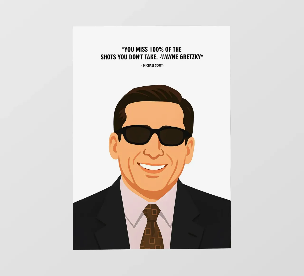 Michael Scott  quotes pellicola backlit da MoviesArt