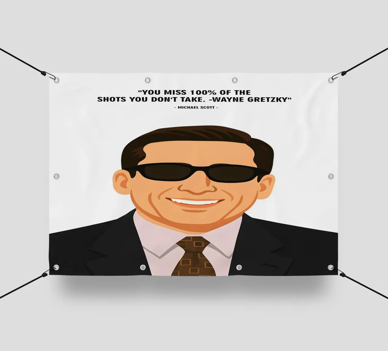 Michael Scott  quotes telo in pvc da MoviesArt