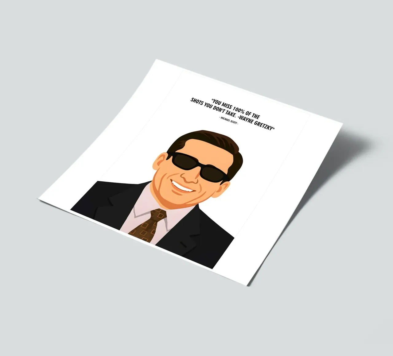 Michael Scott  quotes sticker sheet by MoviesArt