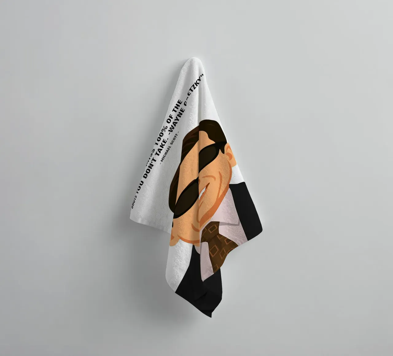 Michael Scott  quotes towel by MoviesArt