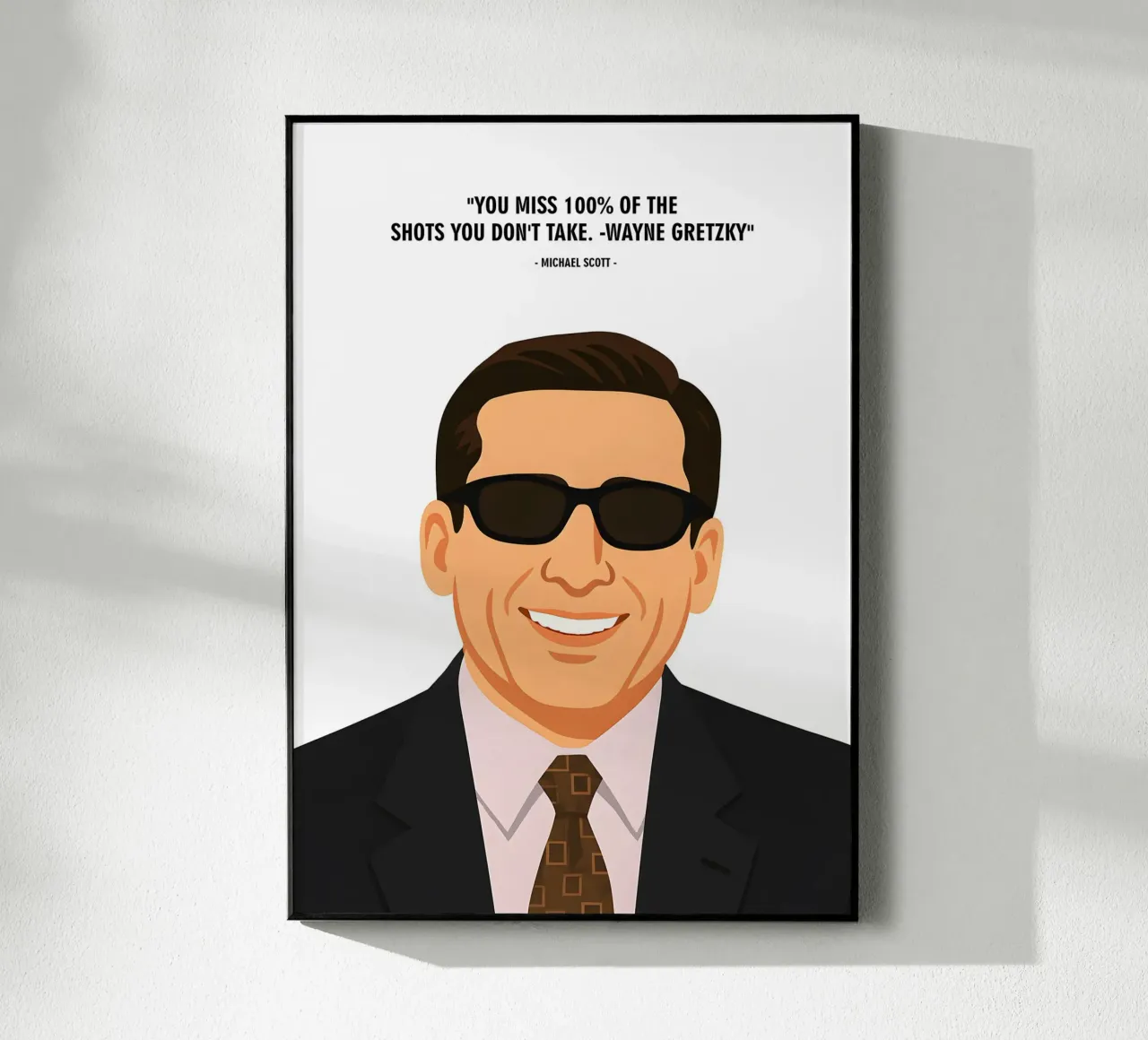 Michael Scott quotes plexiglass da MoviesArt