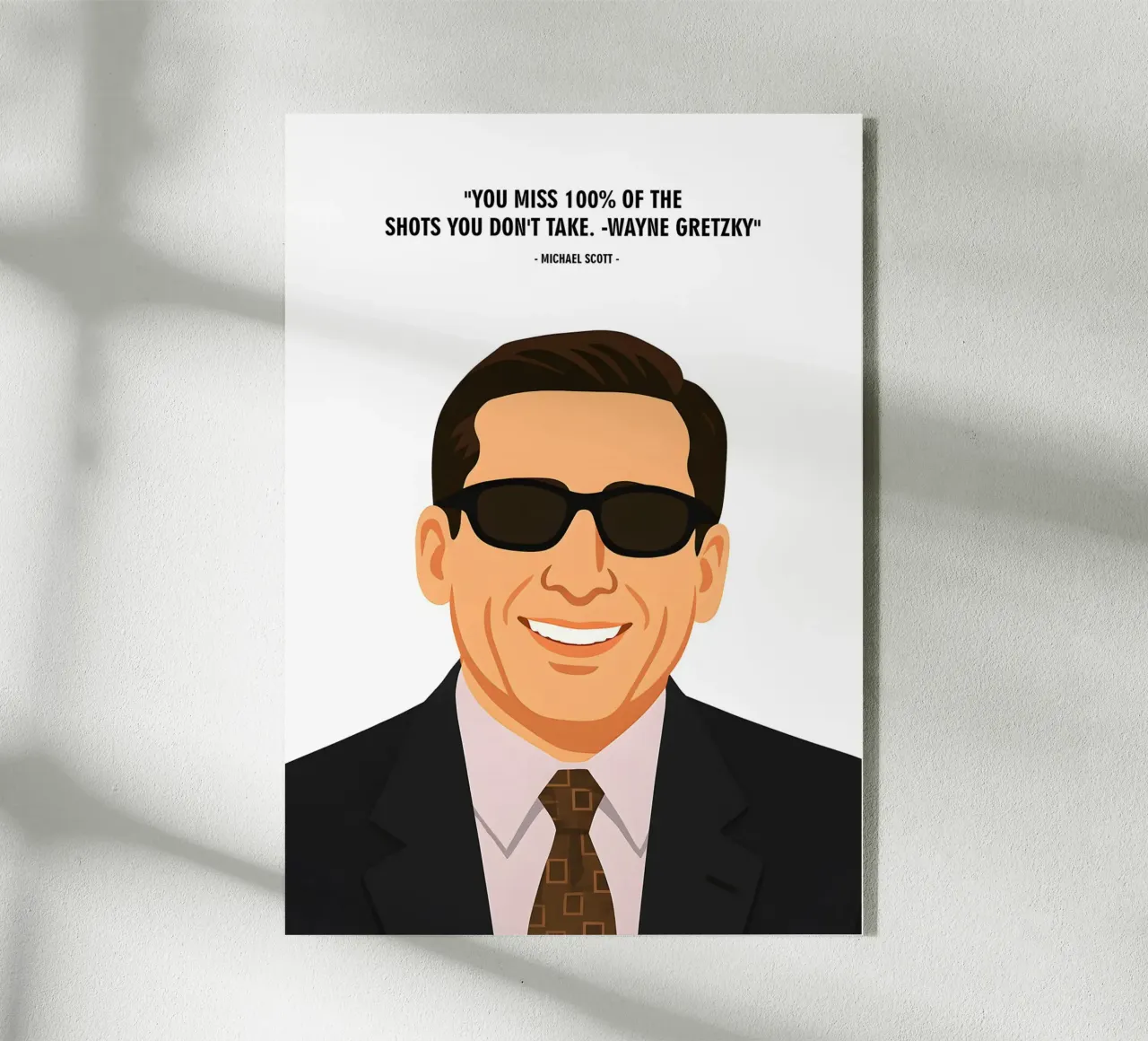 Michael Scott quotes plexiglass da MoviesArt