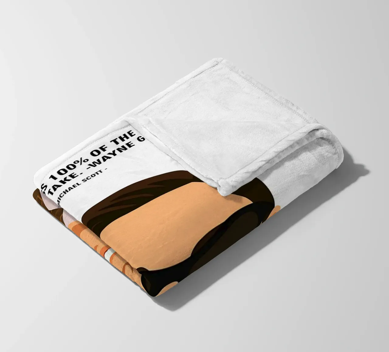 Michael Scott  quotes fleece blanket by MoviesArt