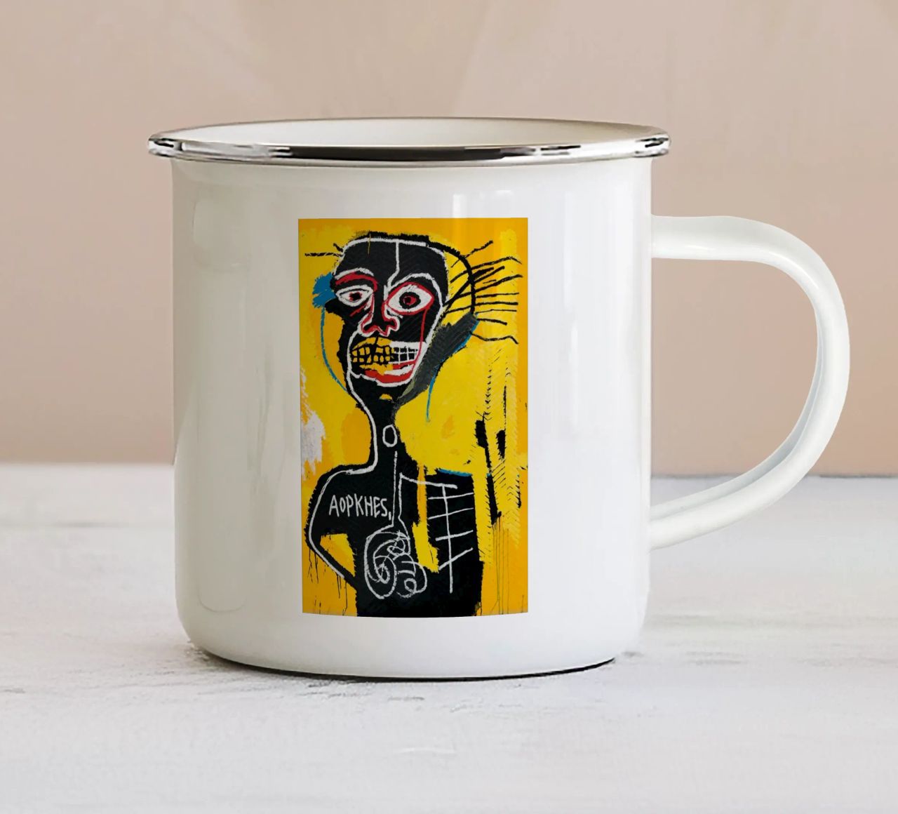 Cabeza tazza in smalto da Todeo gallerie