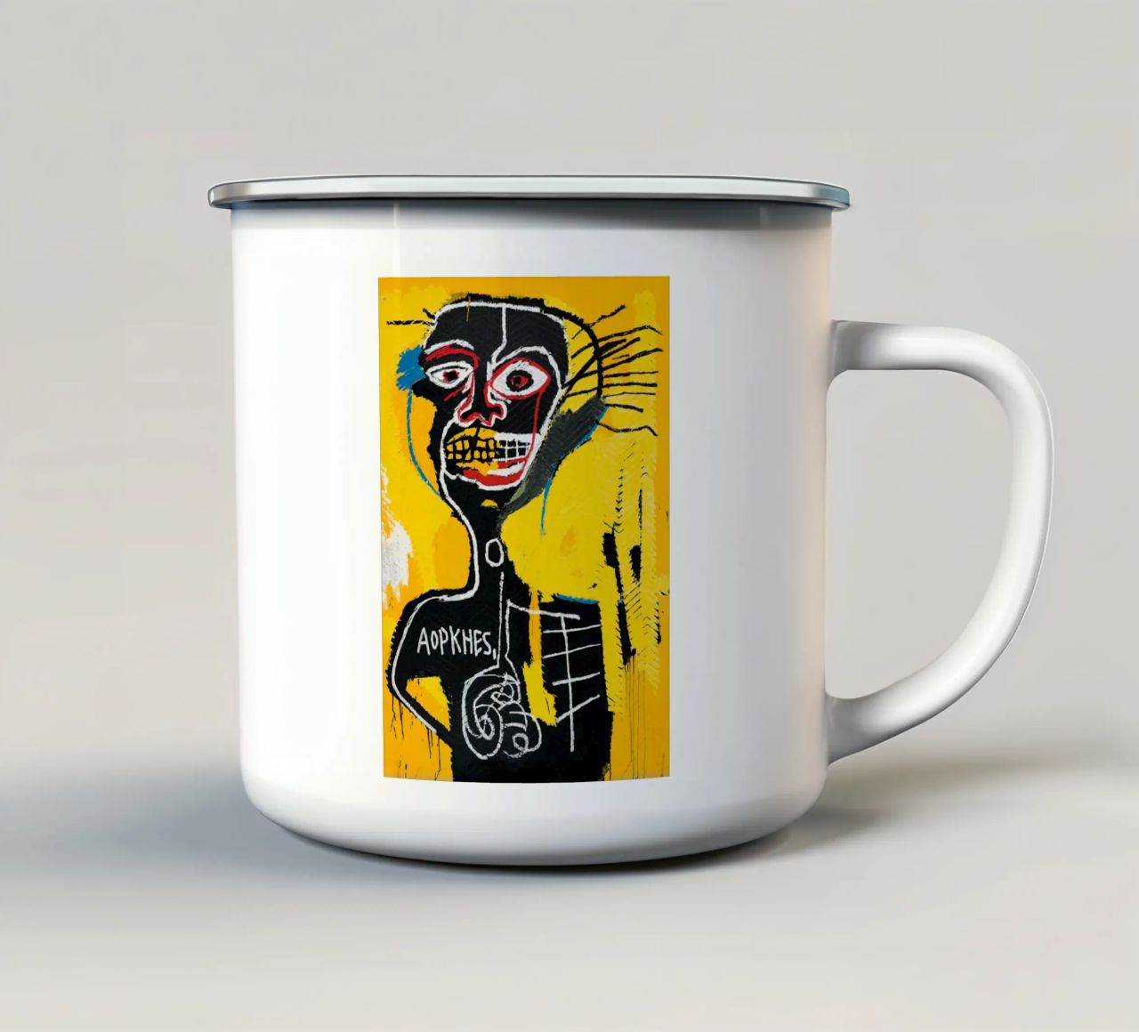 Cabeza tazza in smalto da Todeo gallerie