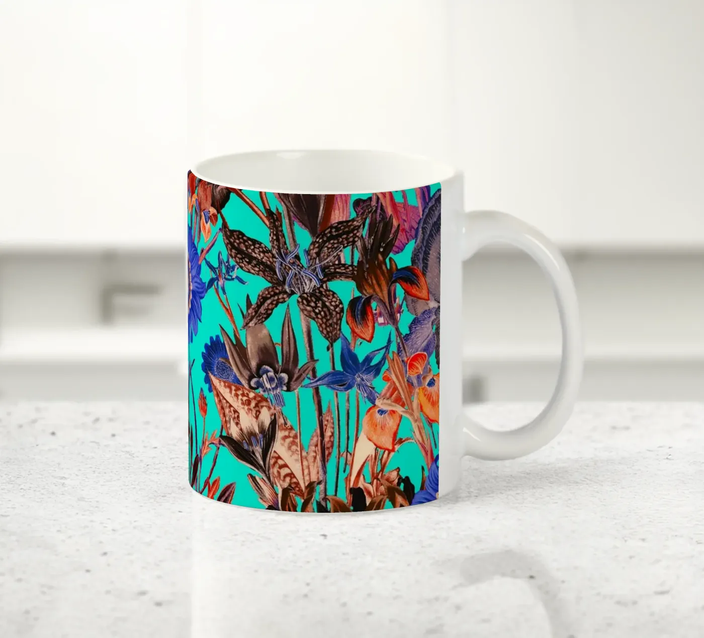 Fantasy ceramic mug by burcukorkmazyurek