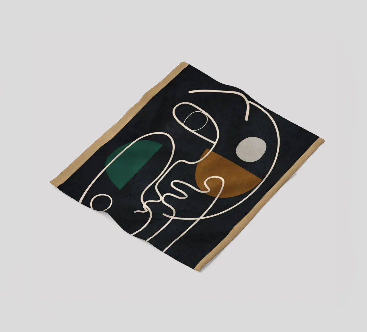 Floating Abstraction 3 coperta in pile da cityart