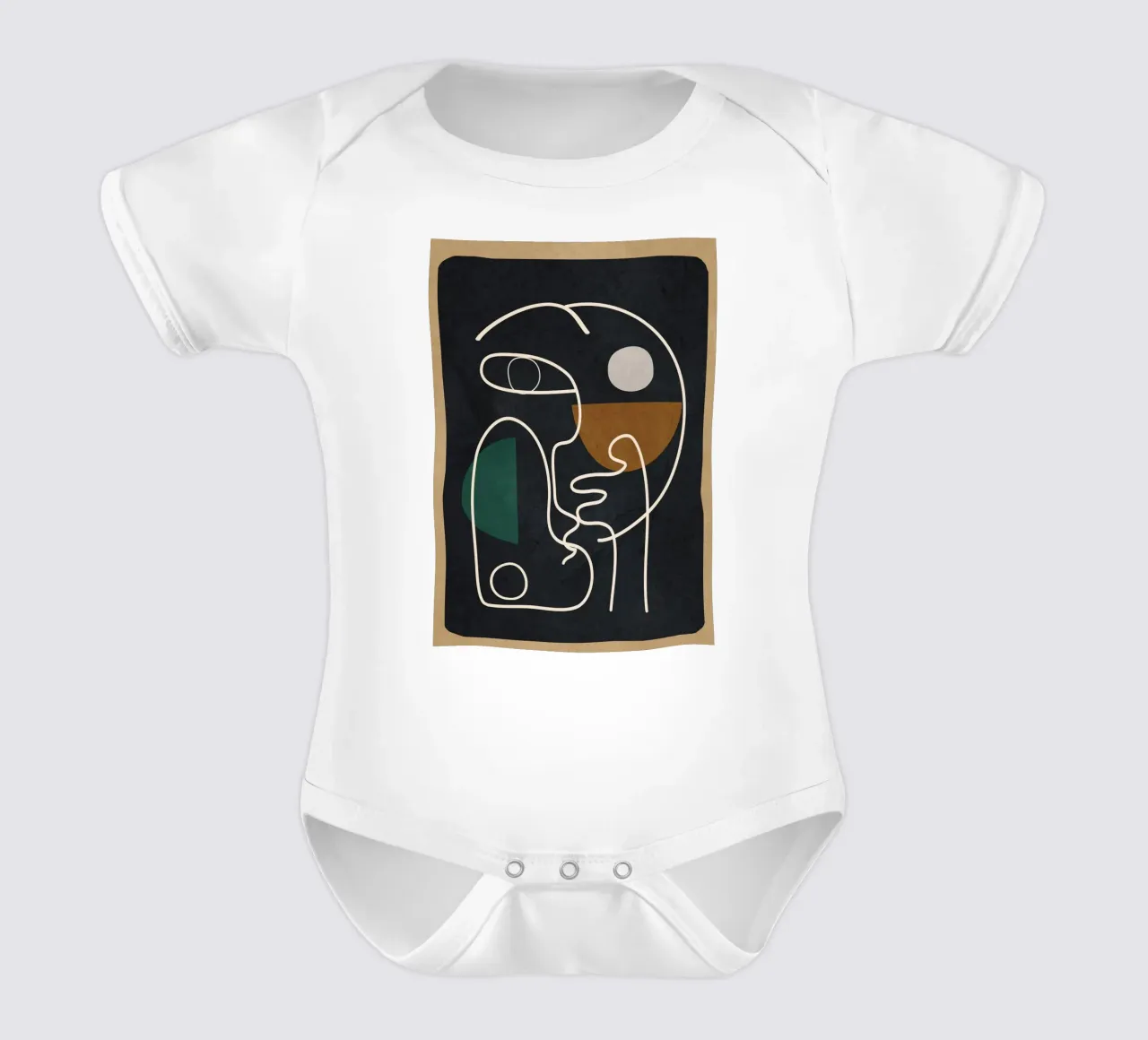 Floating Abstraction 3 Kurzarm Babybody von cityart